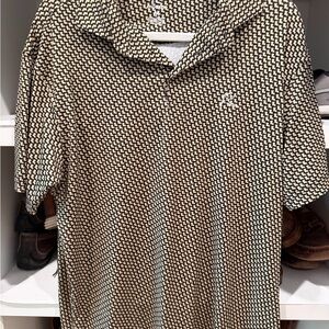 Rhoback Black and Gold Louisiana Polo